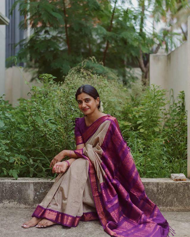 Traditional Paithani Saree - Karuna Creation